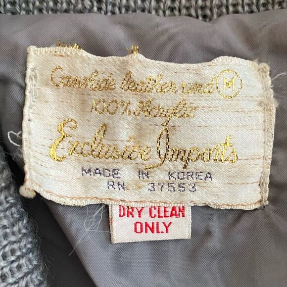 Vintage Exclusive Imports Suede Leather Jacket - Picture 8 of 8